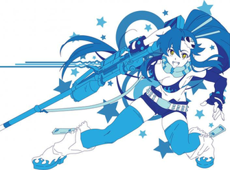 Gurren Lagann Weapon Yoko Littner Konachan Anime
