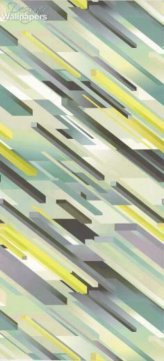 Cubiste Is A Bold Contemporary Pattern Featuring Rectangular
