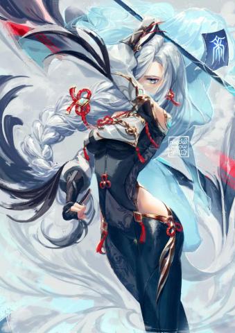 Shenhe Genshin Impact Zerochan Anime Image Board