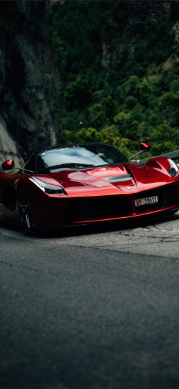 Ferrari Laferrari Aperta Red Sports Car Samsung Ga iPhone