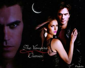 The Vampire Diaries Image Stefan Elena Damon HD Wallpaper
