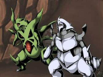 Mega Tyranitar X Aggron By Wolveforger