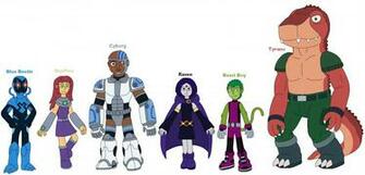 Teen Titans Animation Action Adventure Superhero Dc Comics Comic