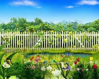 Spring Garden Is A Great Wallpaper For Your Computer Desktop And