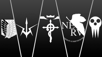 Anime Symbols Wallpaper By Majesticplatypus