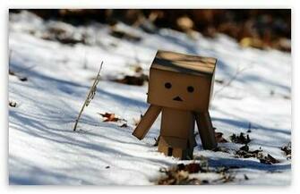 Danbo Winter HD Desktop Wallpaper High Definition Fullscreen