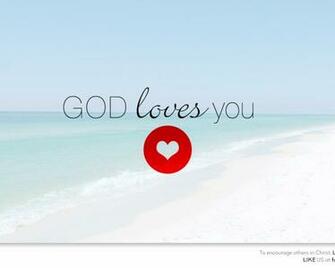 God Loves You Christian Photographs Crossmap Background
