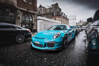 Miami Blue Sky Gt3 Rs Porsche Cars