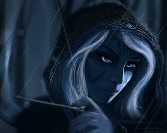 Wallpaper Traxex Drow Ranger Dota Standard
