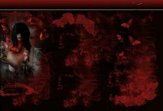 Crimson Butterfly Background