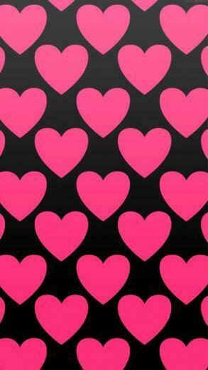 Black And Pink Heart Wallpaper The Art Mad