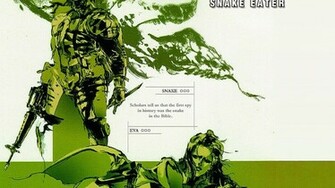 Snake Eater Metal Gear Solid Games HD Wallpaper Hq Desktop
