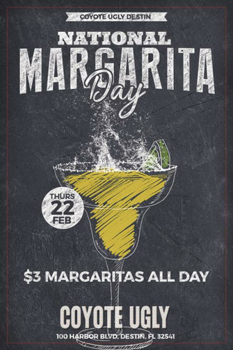 National Margarita Day Coyote Ugly Saloon