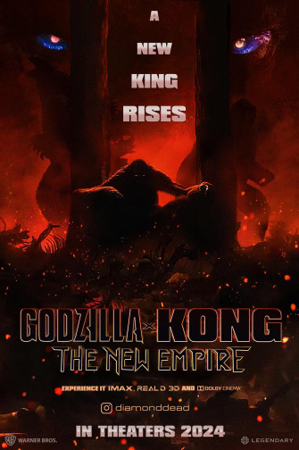Godzilla X Kong The New Empire Poster By Diamonddead Art R