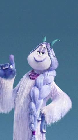 Cute Yeti Girl Meechee Smallfoot Animated Movie