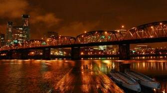 Cityscapes Portland Docks Wallpaper