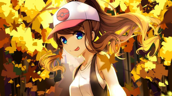 Anime Girls Pok Mon Trainers Wallpaper