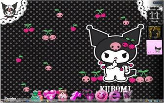 Hello Kitty Kuromi Wallpaper Theme For Vista By
