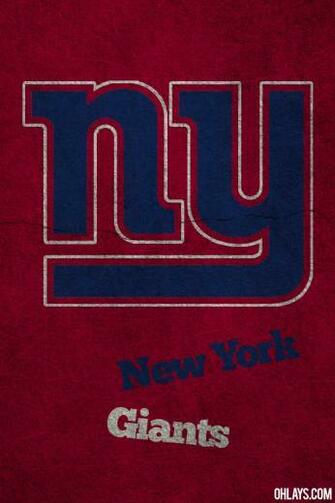 New York Giants iPhone Wallpaper Ohlays