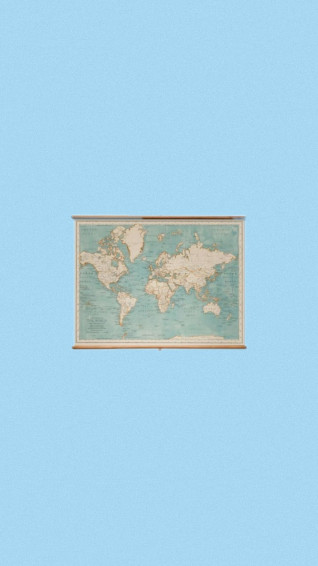 Aesthetic Wallpaper World Map