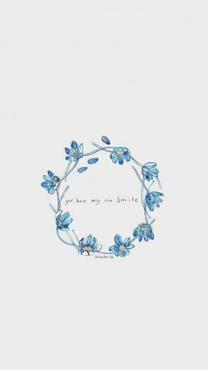 Simple Blue Aesthetic Wallpaper Top