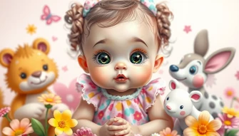 Cute Baby Girl Wallpaper