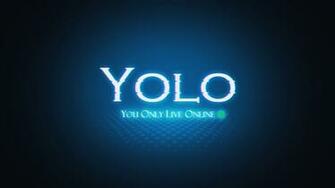 Yolo Blue Online Computer Wallpaper