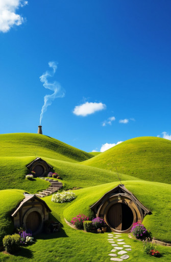 The Hobbit Shire Wallpaper