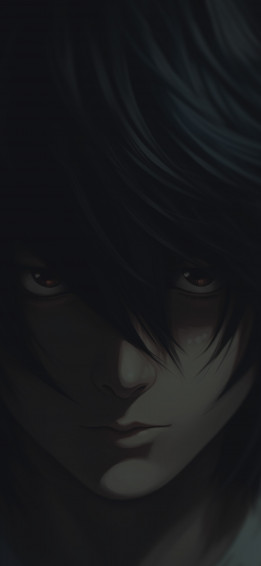 Death Note L Art Wallpaper