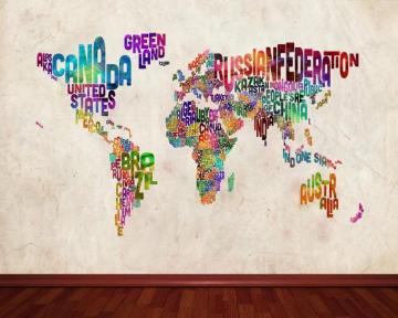 Travel Map Wallpaper