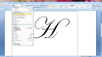 Make Your Own Monogram Initials