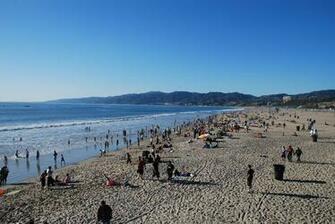 Santa Monica Beach Looking Towards Malibu