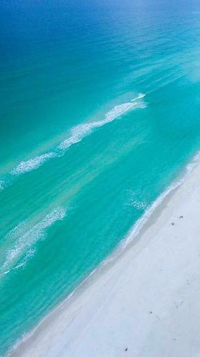 Sea Blue Green Sky Earth Summer iPhone Wallpaper