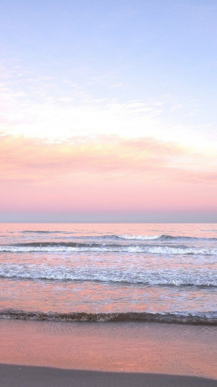 Pink Sunset iPhone Wallpaper Fond D Ecran Pastel Cran