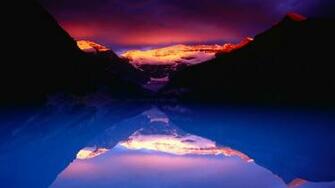 Lights Storm Wallpaper Canada Banff