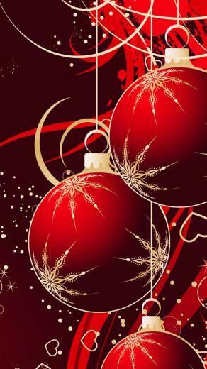 Christmas Decoration Balls iPhone Wallpaper HD