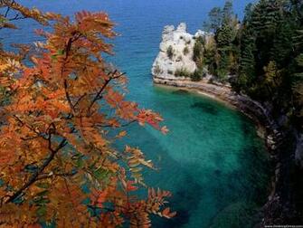 Desktop Wallpaper Natural Background Pictured Rocks National