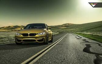 Vorsteiner Bmw M4 Austin Yellow Wallpaper HD Car