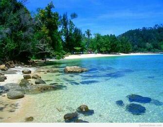 Summer Wallpaper Background With Sea And Beach