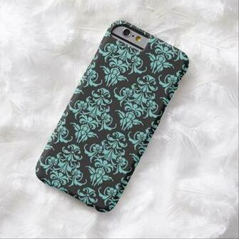 Damask Vintage Chandelier Wallpaper Floral Pattern iPhone Case