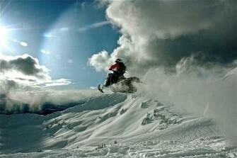 Snowmobile Winter Snow T Wallpaper