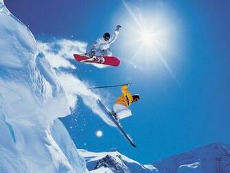 Skiing Background
