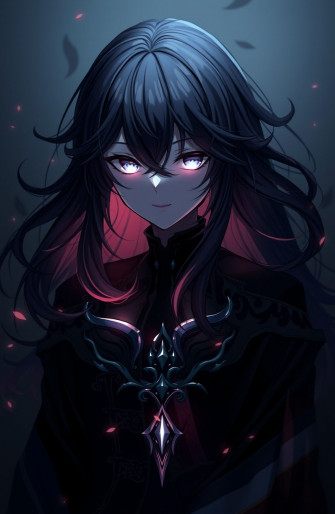 Dark Anime Icons Wallpaper