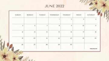 June Calendar Wallpaper HD Net