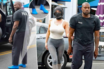 Kanye West Wears Massive Shoulder Pads On Bianca Censori Date Wallpaper