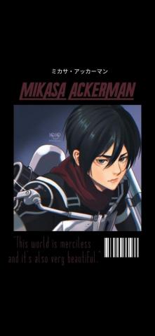 Mikasa Wallpaper Attack On Titan