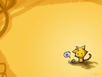 Cutest Cat And Mouse Wallpaper