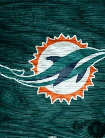 Miami Dolpins Blue Weathered Wood Wallpaper For Phones And Tablets