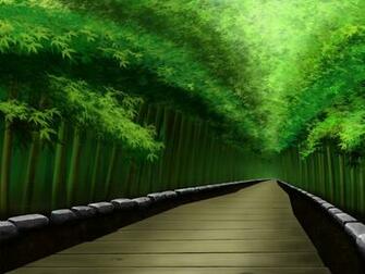 Wallpaper Bamboo Forest