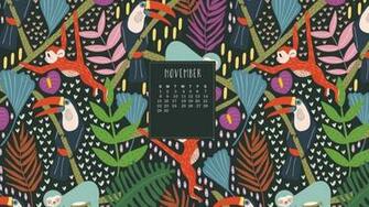 November Desktop Wallpaper Calendar